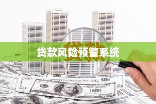 宿松贷款风险预警系统