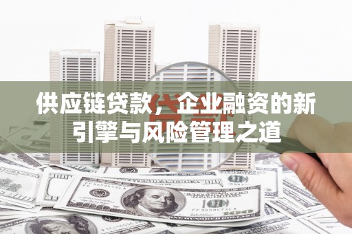 宿松供应链贷款，企业融资的新引擎与风险管理之道