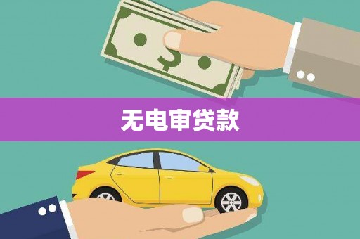 宿松无电审贷款