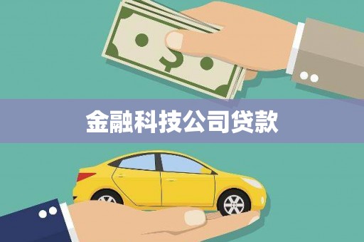 宿松金融科技公司贷款