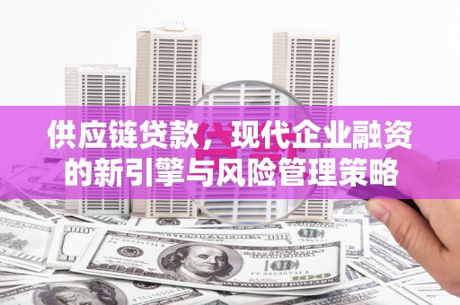 宿松供应链贷款，现代企业融资的新引擎与风险管理策略