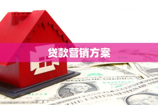 宿松贷款营销方案
