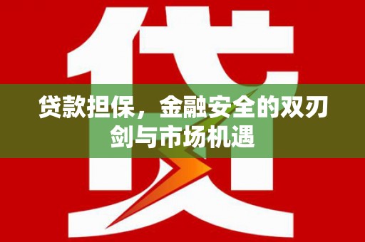 宿松贷款担保，金融安全的双刃剑与市场机遇