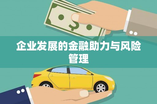 宿松企业发展的金融助力与风险管理