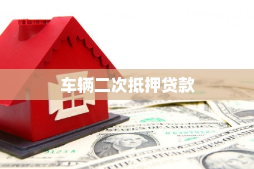 宿松车辆二次抵押贷款
