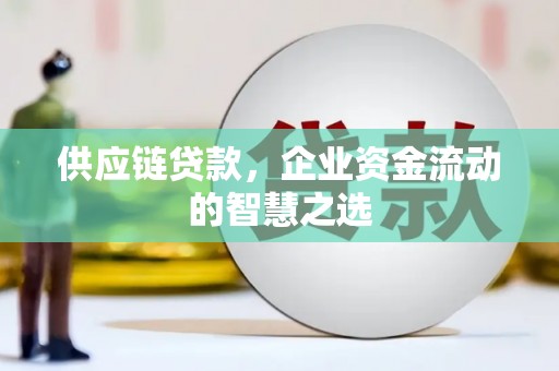 宿松供应链贷款，企业资金流动的智慧之选