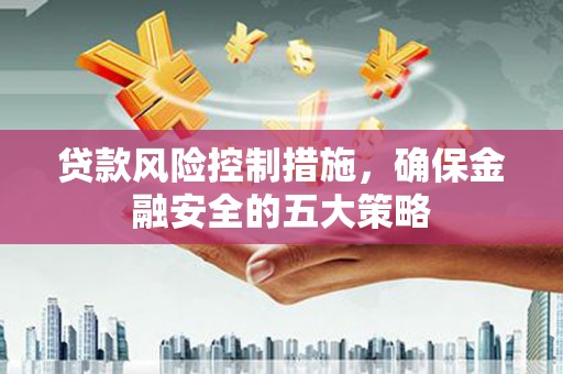 宿松贷款风险控制措施，确保金融安全的五大策略