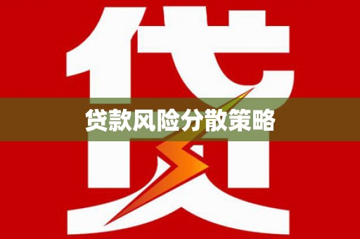 宿松贷款风险分散策略
