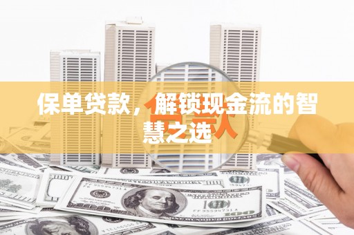 宿松保单贷款，解锁现金流的智慧之选