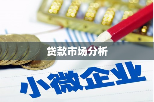 宿松贷款市场分析