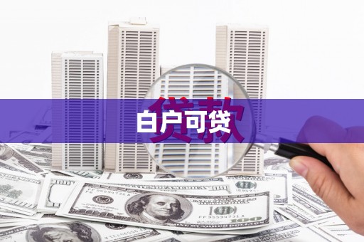 宿松白户可贷