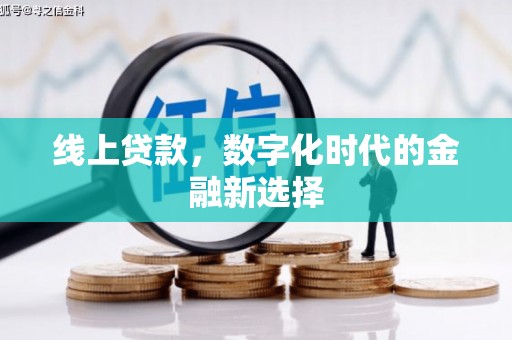 宿松线上贷款，数字化时代的金融新选择