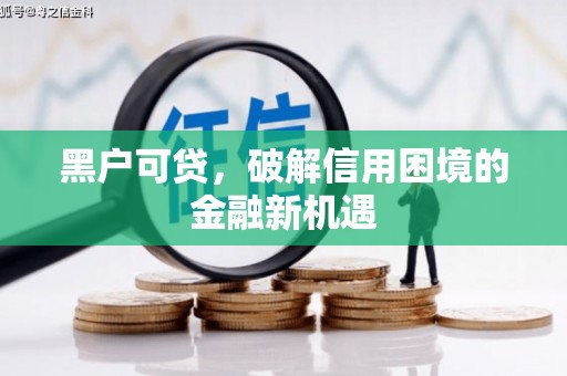 宿松黑户可贷，破解信用困境的金融新机遇