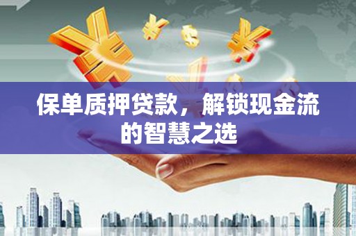 宿松保单质押贷款，解锁现金流的智慧之选