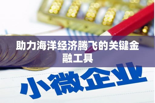 宿松助力海洋经济腾飞的关键金融工具