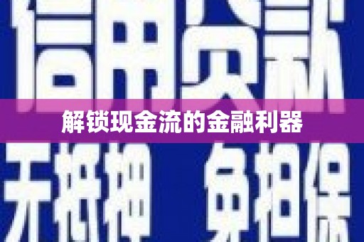 宿松解锁现金流的金融利器