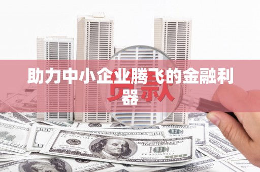 宿松助力中小企业腾飞的金融利器
