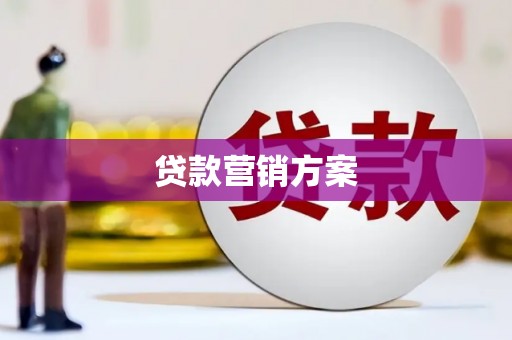宿松贷款营销方案